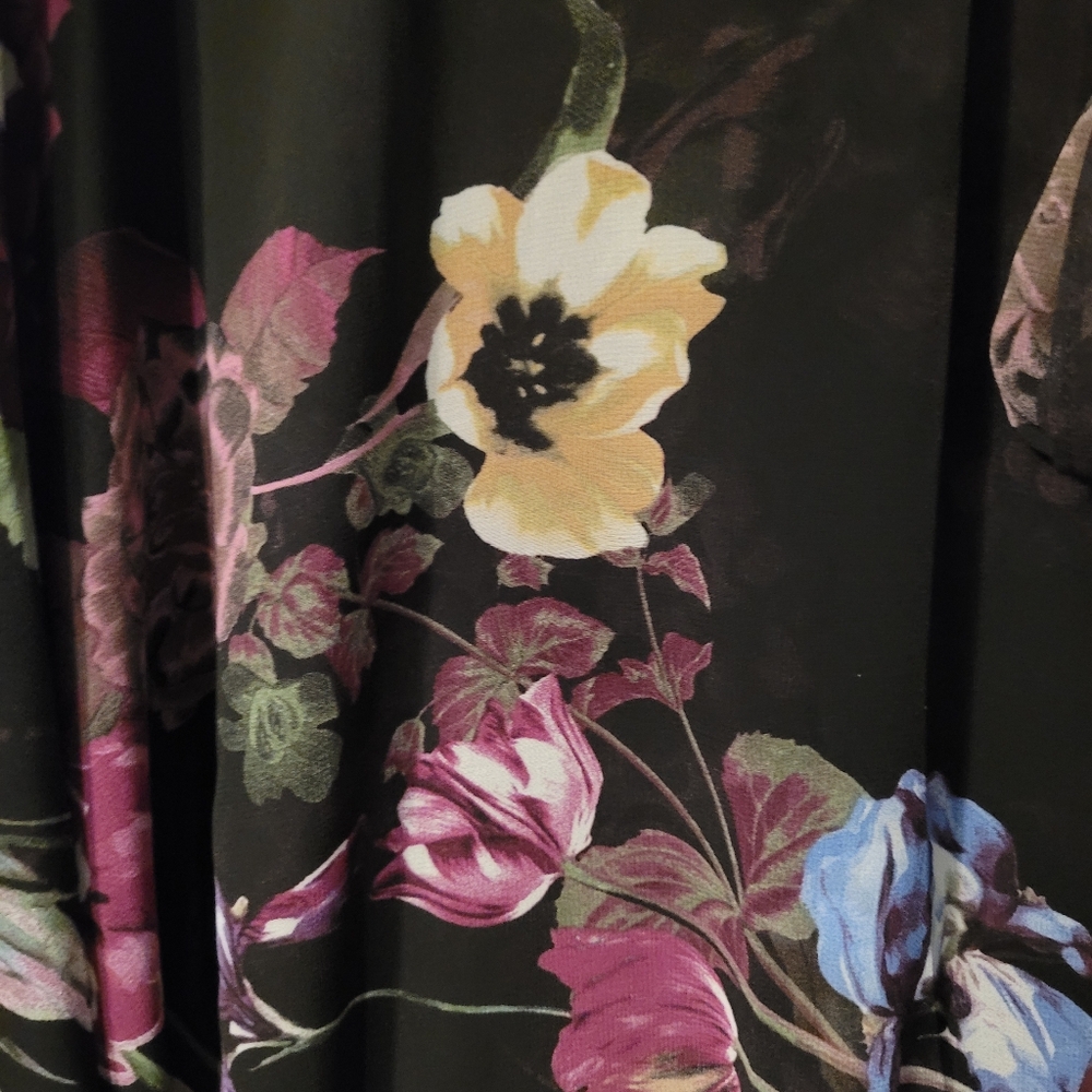 Roz & Ali floral chiffon midi dress - 14. S49 - Picture 6 of 11